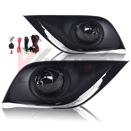 Winjet Fog Light - Clear - Wiring Kit Included CFWJ-0454-C